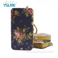 Partihandel Fashion Print Patchwork Ladies Card Holder Wallet